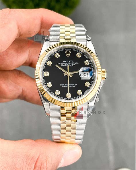 rolex datejust 36 best color|Rolex 36mm Datejust with diamonds.